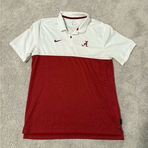 Excellent condition like new size XL Nike alabama crimson tide Nike polo shirt